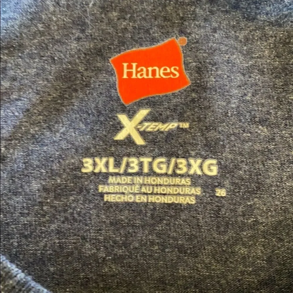 Hanes | Long Sleeve Men’s Big and Tall Tee Shirt
